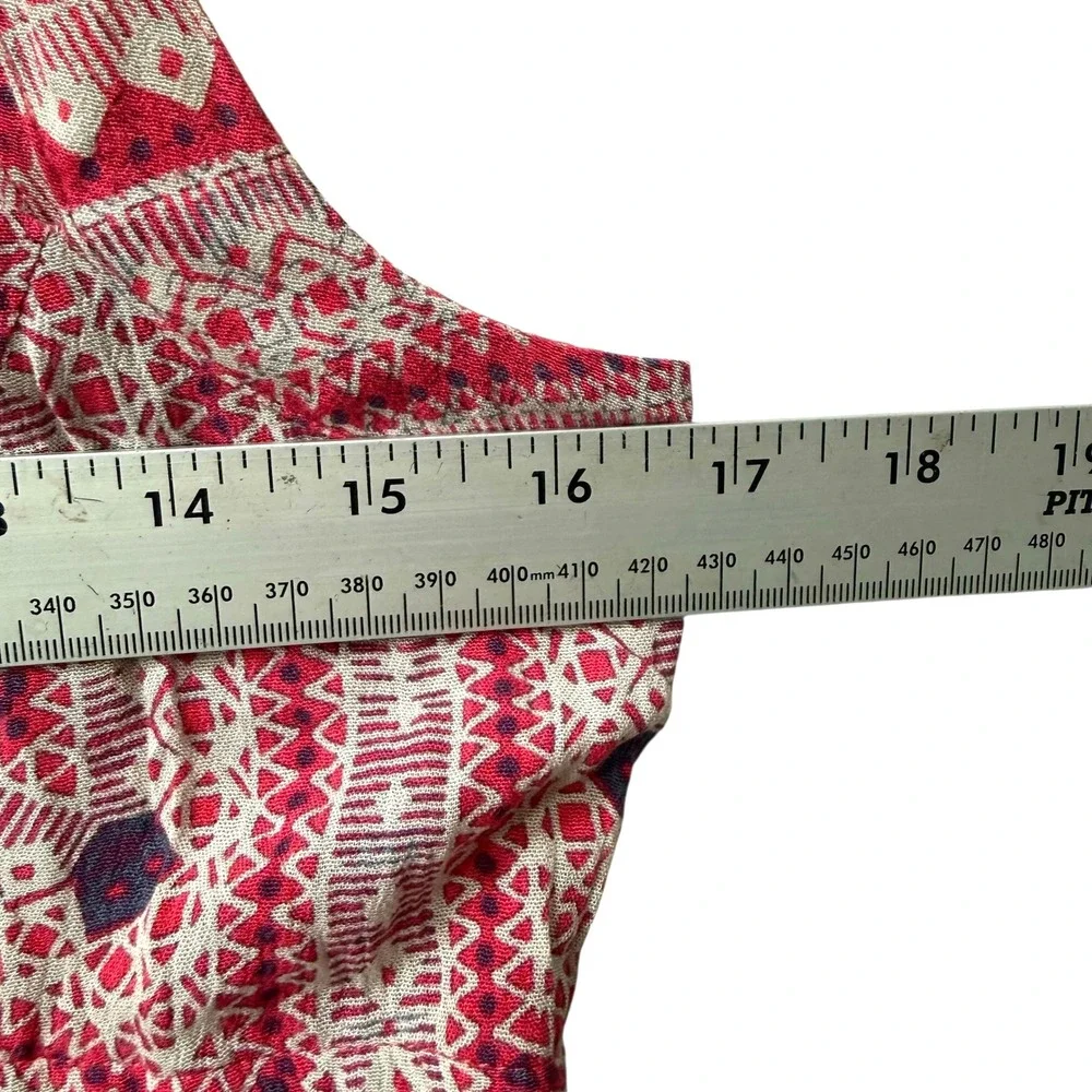 Free People Made‎ My Day Lace Up Back Maxi Dress Pink Burgundy Size 0